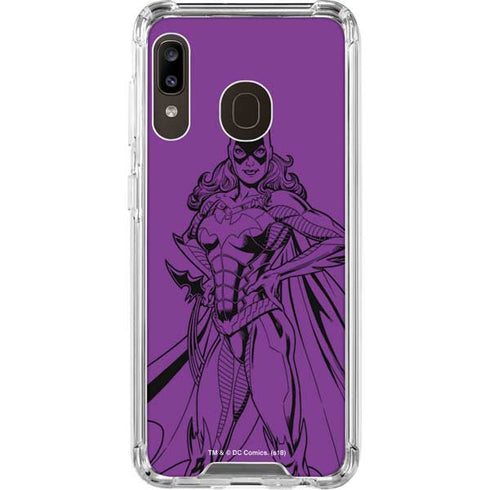 DC Comics Batgirl Comic Pop Galaxy A30 Clear Case
