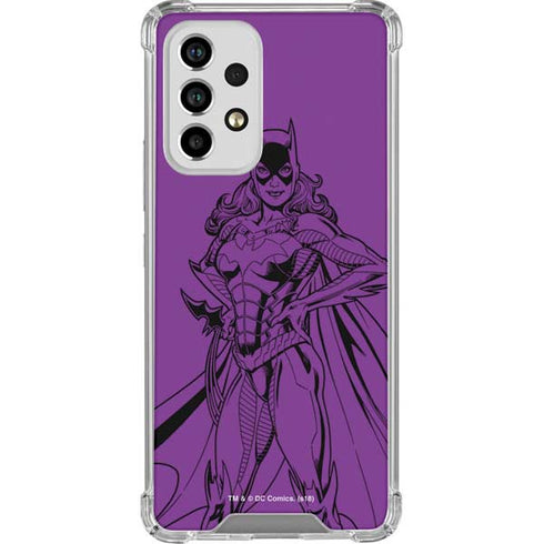 DC Comics Batgirl Comic Pop Galaxy A53 5G Clear Case