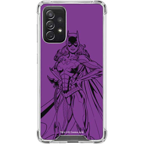 DC Comics Batgirl Comic Pop Galaxy A72 5G Clear Case