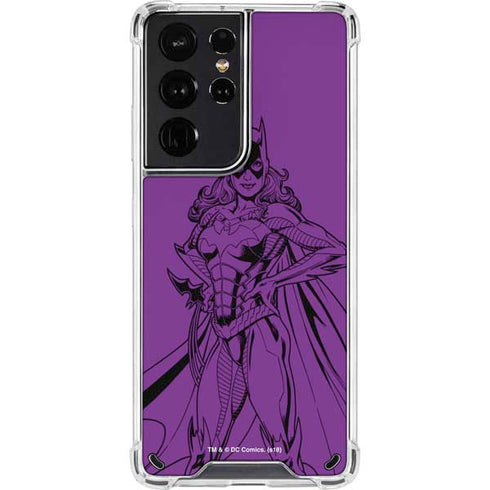 DC Comics Batgirl Comic Pop Galaxy S21 Ultra 5G Clear Case