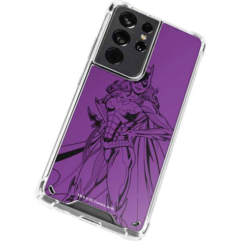 DC Comics Batgirl Comic Pop Galaxy S21 Ultra 5G Clear Case