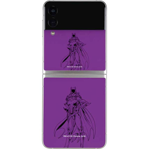 DC Comics Batgirl Comic Pop Galaxy Z Flip3 5G Skin