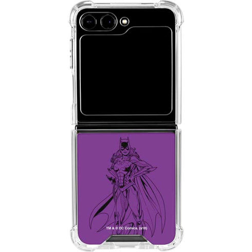 DC Comics Batgirl Comic Pop Galaxy Z Flip5 5G Clear Case