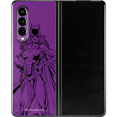 DC Comics Batgirl Comic Pop Galaxy Z Fold3 5G Skin