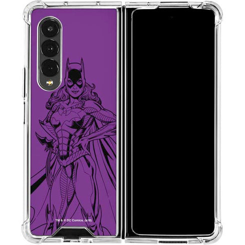 DC Comics Batgirl Comic Pop Galaxy Z Fold4 5G Clear Case