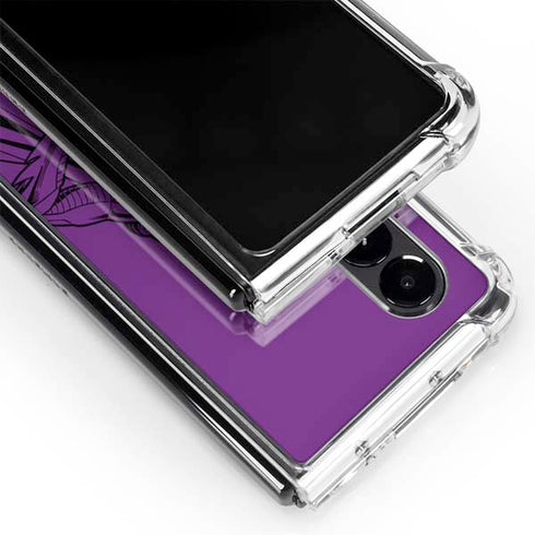 DC Comics Batgirl Comic Pop Galaxy Z Fold4 5G Clear Case