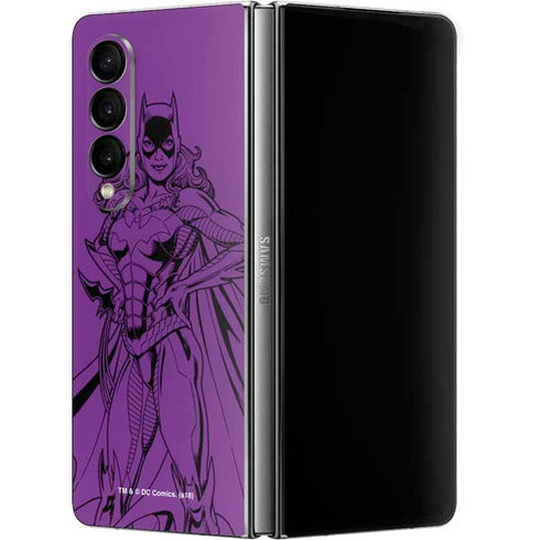 DC Comics Batgirl Comic Pop Galaxy Z Fold4 5G Skin