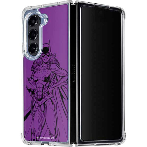 DC Comics Batgirl Comic Pop Galaxy Z Fold5 5G Clear Case