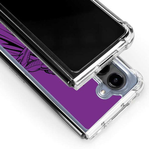 DC Comics Batgirl Comic Pop Galaxy Z Fold5 5G Clear Case