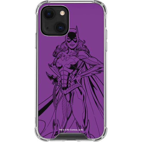 DC Comics Batgirl Comic Pop iPhone 14 Plus Clear Case