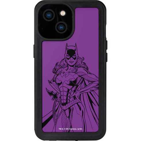 DC Comics Batgirl Comic Pop iPhone 15 Waterproof Case