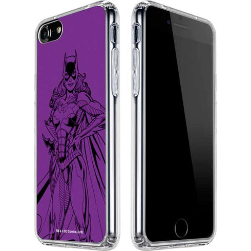DC Comics Batgirl Comic Pop iPhone SE (2nd & 3rd Gen) Clear Case