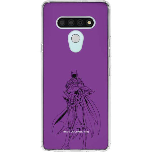 DC Comics Batgirl Comic Pop LG Stylo 6 Clear Case