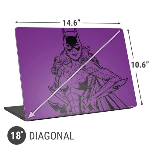 DC Comics Batgirl Comic Pop Universal Laptop 18in (14.6 x 10.6in) Skin