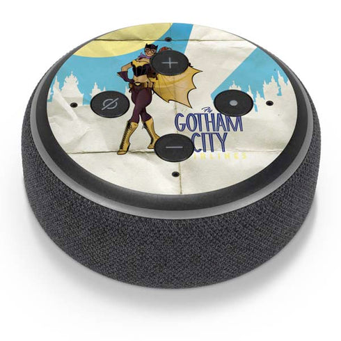 DC Comics Bombshells Batgirl- Fly Gotham City Airlines Amazon Echo Dot Skin