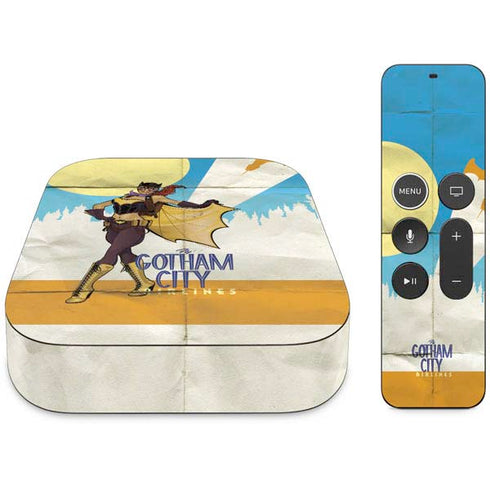 DC Comics Bombshells Batgirl- Fly Gotham City Airlines Apple TV Skin