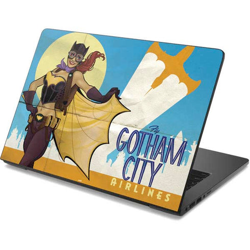 DC Comics Bombshells Batgirl- Fly Gotham City Airlines Dell Chromebook Skin