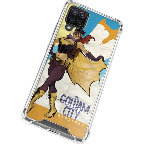 DC Comics Bombshells Batgirl- Fly Gotham City Airlines Galaxy A12 Clear Case