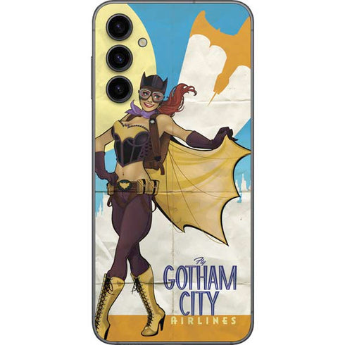 DC Comics Bombshells Batgirl- Fly Gotham City Airlines Galaxy A14 5G Skin