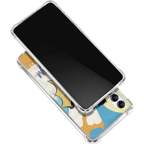 DC Comics Bombshells Batgirl- Fly Gotham City Airlines Galaxy A15 5G Clear Case