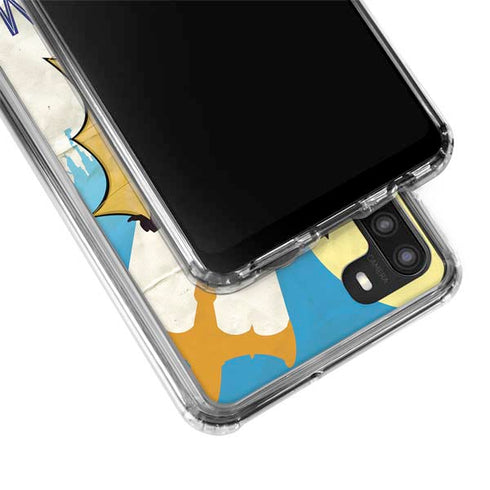 DC Comics Bombshells Batgirl- Fly Gotham City Airlines Galaxy A21 Clear Case