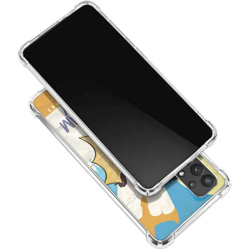 DC Comics Bombshells Batgirl- Fly Gotham City Airlines Galaxy A32 5G Clear Case