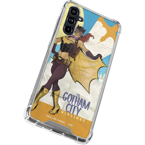 DC Comics Bombshells Batgirl- Fly Gotham City Airlines Galaxy A54 5G Clear Case