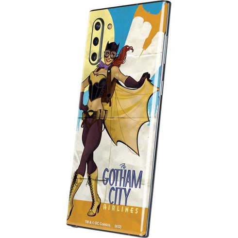 DC Comics Bombshells Batgirl- Fly Gotham City Airlines Galaxy Note 10 Skin