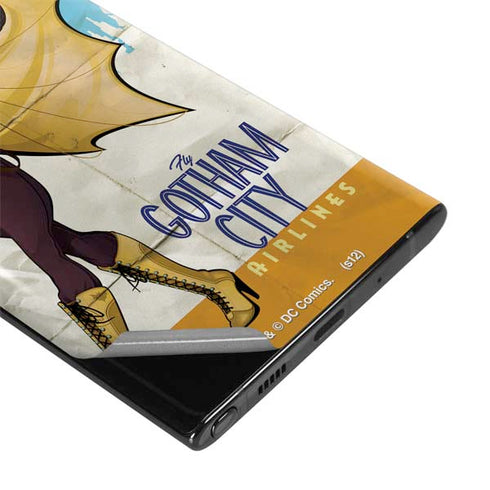 DC Comics Bombshells Batgirl- Fly Gotham City Airlines Galaxy Note 10 Skin