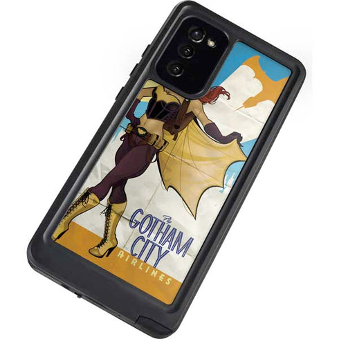 DC Comics Bombshells Batgirl- Fly Gotham City Airlines Galaxy Note20 5G Waterproof Case