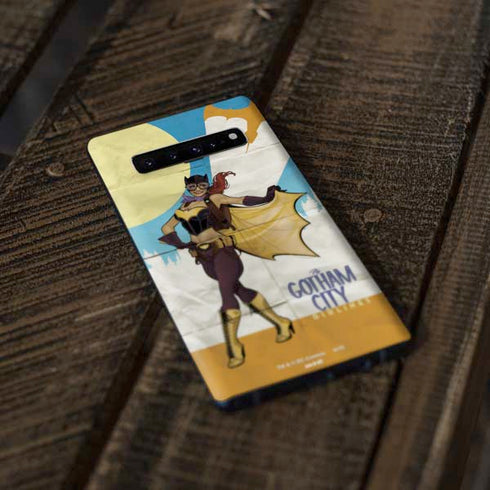 DC Comics Bombshells Batgirl- Fly Gotham City Airlines Galaxy S10 Plus Skin