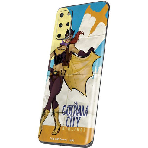 DC Comics Bombshells Batgirl- Fly Gotham City Airlines Galaxy S20 Plus Skin