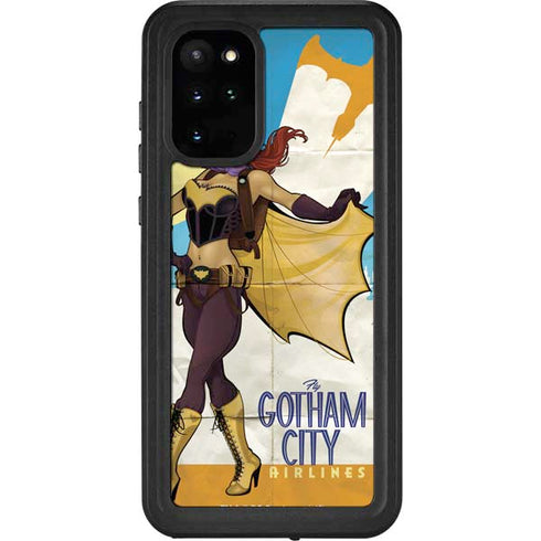 DC Comics Bombshells Batgirl- Fly Gotham City Airlines Galaxy S20 Plus Waterproof Case