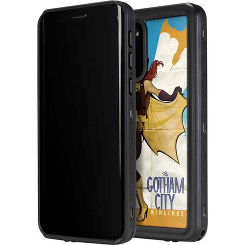 DC Comics Bombshells Batgirl- Fly Gotham City Airlines Galaxy S20 Plus Waterproof Case