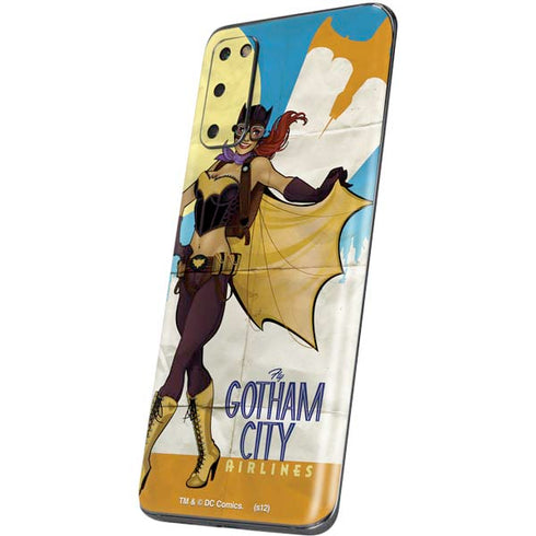 DC Comics Bombshells Batgirl- Fly Gotham City Airlines Galaxy S20 Skin