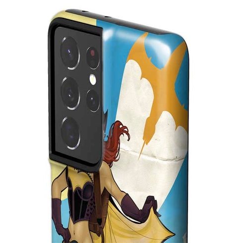 DC Comics Bombshells Batgirl- Fly Gotham City Airlines Galaxy S21 Ultra 5G Pro Case