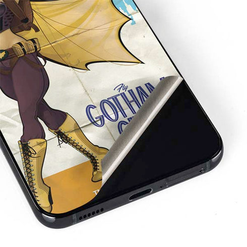 DC Comics Bombshells Batgirl- Fly Gotham City Airlines Galaxy S22 Skin