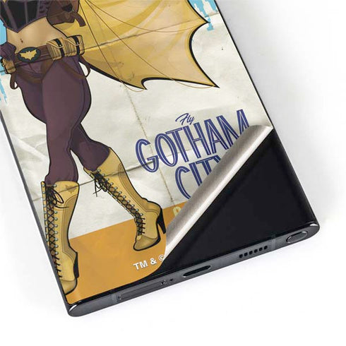 DC Comics Bombshells Batgirl- Fly Gotham City Airlines Galaxy S22 Ultra Skin