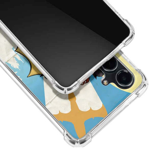 DC Comics Bombshells Batgirl- Fly Gotham City Airlines Galaxy S23 FE Clear Case