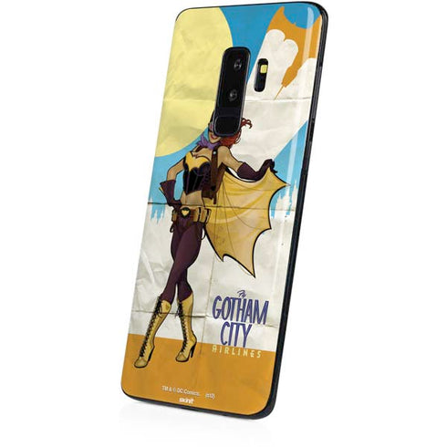 DC Comics Bombshells Batgirl- Fly Gotham City Airlines Galaxy S9 Plus Skin