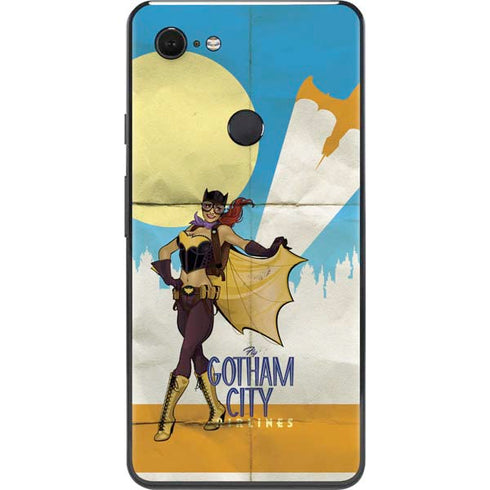DC Comics Bombshells Batgirl- Fly Gotham City Airlines Google Pixel 3 XL Skin