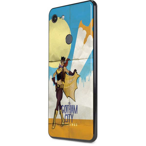 DC Comics Bombshells Batgirl- Fly Gotham City Airlines Google Pixel 3 XL Skin