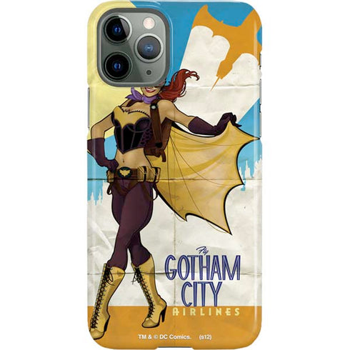DC Comics Bombshells Batgirl- Fly Gotham City Airlines iPhone 11 Pro Lite Case