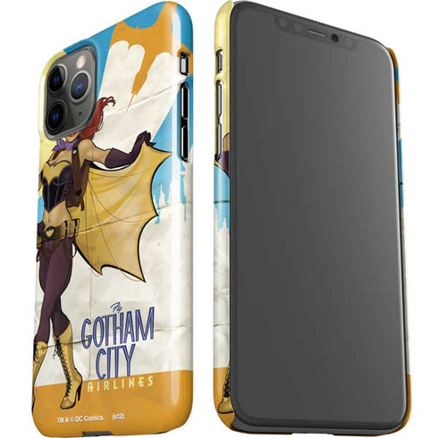 DC Comics Bombshells Batgirl- Fly Gotham City Airlines iPhone 11 Pro Lite Case