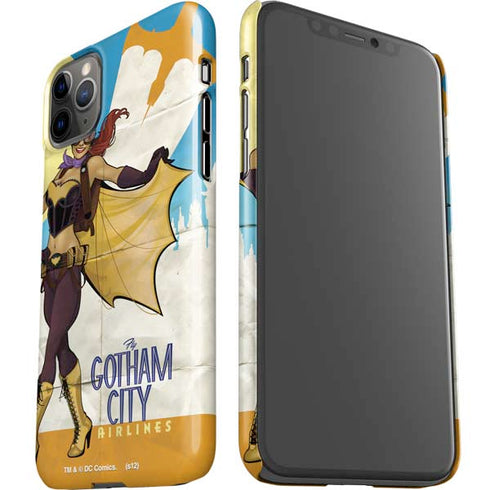 DC Comics Bombshells Batgirl- Fly Gotham City Airlines iPhone 11 Pro Max Lite Case