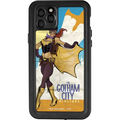 DC Comics Bombshells Batgirl- Fly Gotham City Airlines iPhone 11 Pro Max Waterproof Case