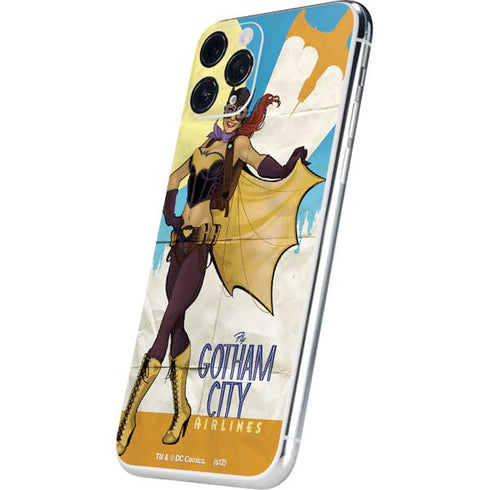 DC Comics Bombshells Batgirl- Fly Gotham City Airlines iPhone 11 Pro Skin