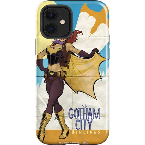 DC Comics Bombshells Batgirl- Fly Gotham City Airlines iPhone 12 Impact Case