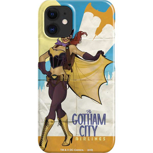 DC Comics Bombshells Batgirl- Fly Gotham City Airlines iPhone 12 Mini Lite Case