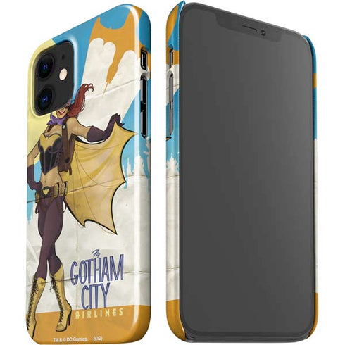 DC Comics Bombshells Batgirl- Fly Gotham City Airlines iPhone 12 Mini Lite Case